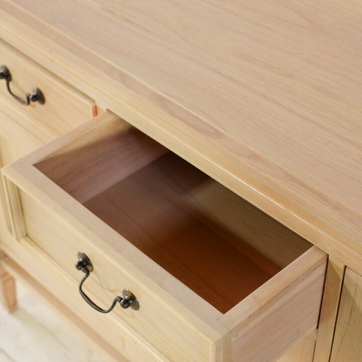 楽天市場】ロー キャビネット 120×40×80cm 木製 ミンディ 無垢材 