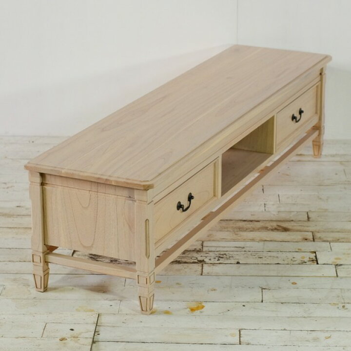楽天市場】ローボード 収納棚 155×45×46cm 木製 ミンディ 無垢材 