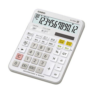 �J�V�I�v�Z�@ CASIO �`�F�b�N���Z�d�� �f�X�N�^�C�v12�� DJ-120W-N
