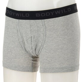BODY WILD ボクサーパンツ（前あき） 全3色 グレー ブラック レッド