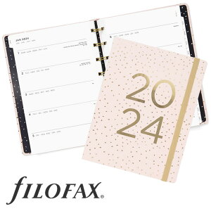 t@Ct@bNX 2024N 蒠 lߑւ\m[gubN A5TCY RtFbeB [YNI[c Filofax Confetti Planner