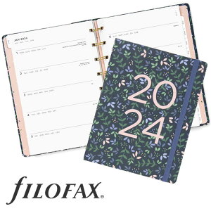 t@Ct@bNX 2024N 蒠 lߑւ\m[gubN A5TCY K[f _XN Filofax Garden Planner