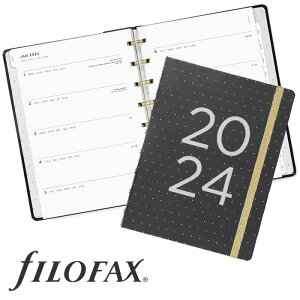 t@Ct@bNX 2024N 蒠 lߑւ\m[gubN A5TCY [Cg ubN Filofax Moonlight Planner