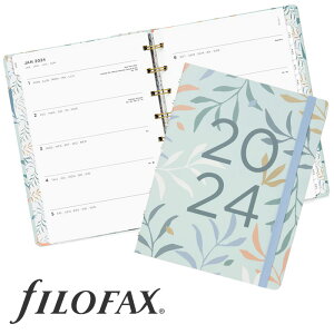 t@Ct@bNX 2024N 蒠 lߑւ\m[gubN A5TCY {^jJ ~g Filofax Botanical Planner