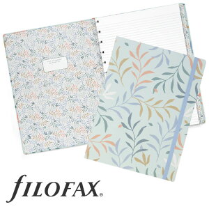 t@Ct@bNX lߑւ\m[gubN A4TCY {^jJ Botanical A4 Notebook Mint Filofax