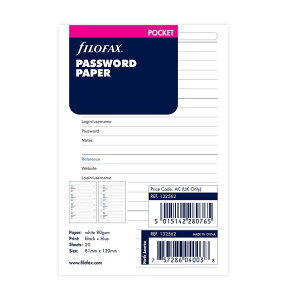 t@Ct@bNX VXe蒠 tB ~j6 X[ |PbgTCY pX[h Password m[g filofax 6 132562