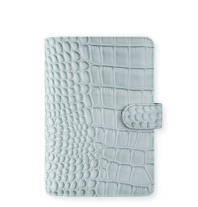 ファイロファックス システム手帳 クラシック クロック バイブルサイズ 聖書サイズ Filofax Classic Croc イタリアンカーフレザー 6穴 リング径23mm 年号無し年間スケジュール付き メンズ レディー