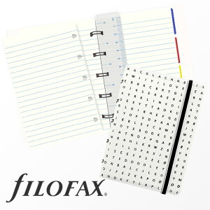t@Ct@bNX lߑւ\m[gubN |PbgTCY X[TCY CvbV ubN&zCg Filofax Impressions BlackWhite Y fB[X 