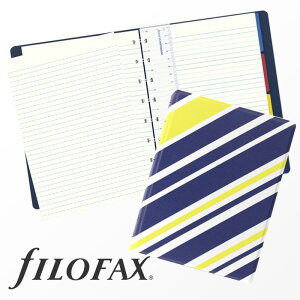 t@Ct@bNX lߑւ\m[gubN A5TCY p^[ XgCv Filofax Patterns Stripes Y fB[X 