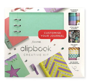 �t�@�C���t�@�b�N�X �V�X�e���蒠 A5�T�C�Y �N���b�v�u�b�N �N���G�C�e�B�u�L�b�g 6�� �����O�a25mm �f�R���[�V�����L�b�g�t�� ���� �����L�b�g�t�� �����Y ���f�B�[�X Filofax Clipbook Creative Kit 