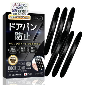 車用 ドアガード 【一級自動車整備士推奨】 ドアパン防止 エッジガード 貼るだけ 簡単 ブラック 黒色 剥がれない 柔らかい 防水 洗車機対応 ステッカー シール