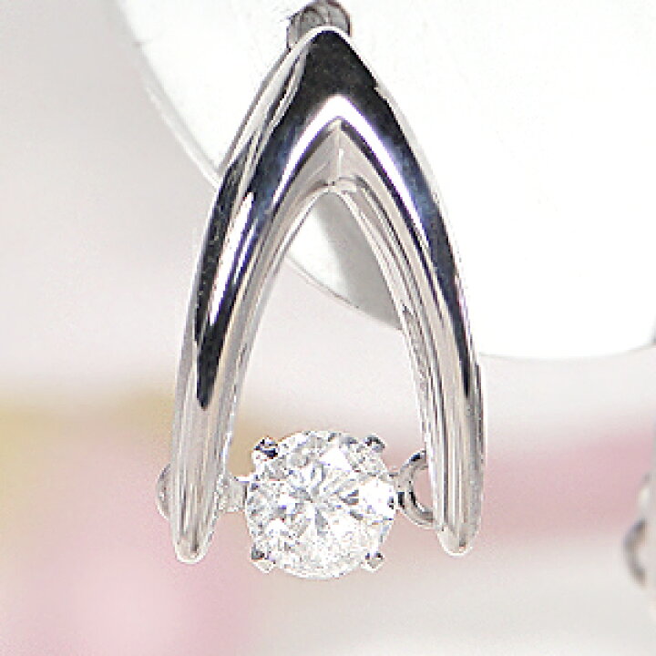 楽天市場】K18WG【0.24ct】ダイヤモンド ダンシング ストーン ピアス  