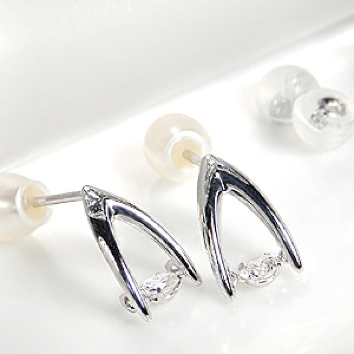 楽天市場】K18WG【0.24ct】ダイヤモンド ダンシング ストーン ピアス  