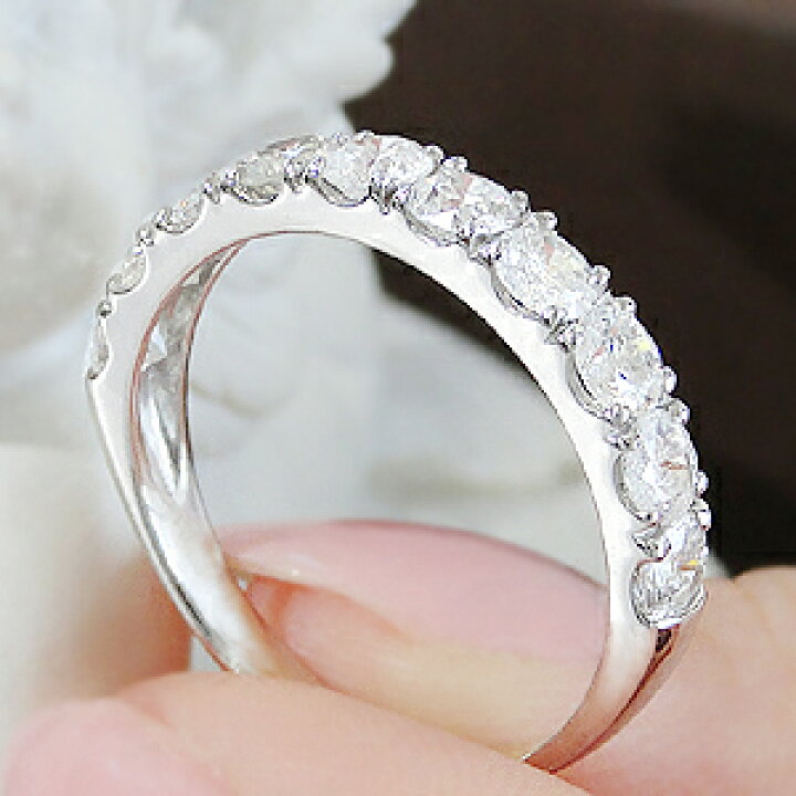 楽天市場】【ピンキー対応】Pt900 1.00ct ダイヤモンド エタニティ 