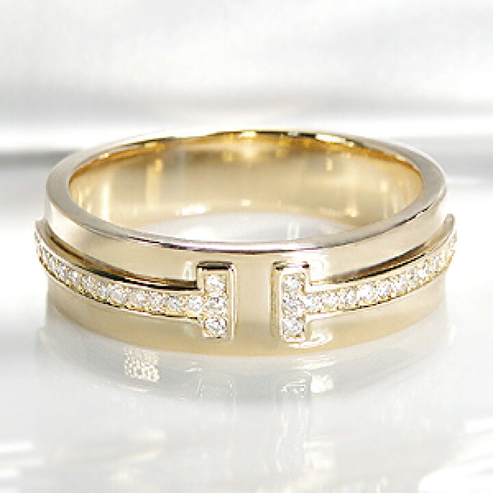 楽天市場】K18YG ダイヤ デザイン リング【送料無料】【代引手数料無料  