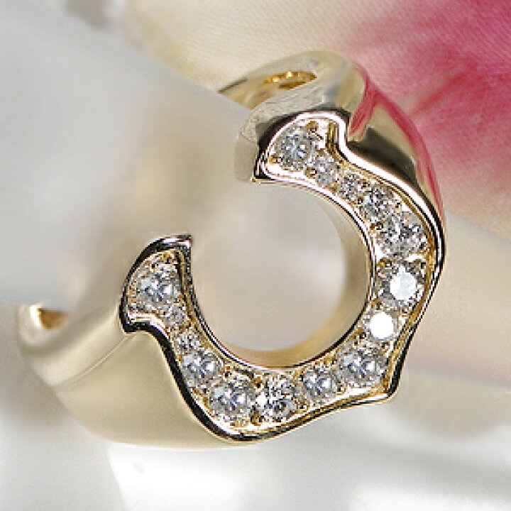 楽天市場】K18YG メンズ ダイヤモンド 0.5ct 馬蹄 リング【送料無料 