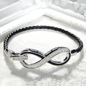 K18WG 0.5ct ダイヤモンド 帯 ブレスレットダイヤブレス ゴールドブレスレット K18ゴールド 18金 レディース 帯ブレス 代引手数料無料 送料無料 品質保証書 ジュエリー ギフト プレゼント ご褒美 無限大 ∞