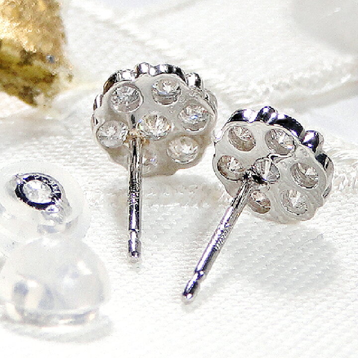 楽天市場】Pt900【0.50ct】ダイヤモンド ピアスダイヤ ピアス 0.25ct 