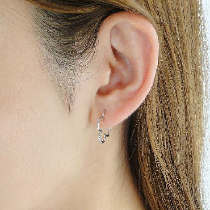 楽天市場】K18YG/WG K18ゴールド フープ ピアス18k 18金 イエロー  
