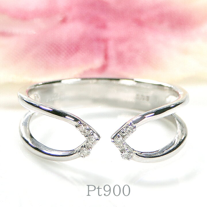 楽天市場】Pt900【0.03ct】ダイヤモンド リング【送料無料】【代引 