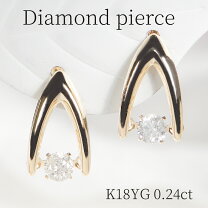 楽天市場】k18 ダンシングピアス ダイヤモンドの通販