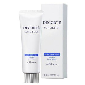 【国内正規品 即納可能】COSME DECORTE コスメデコルテ サンシェルターマルチプロテクション 60g SPF50+ 日焼け止め乳液 サンシェルター プロテクション ウォーターレジスタント JANコード4971710376470