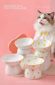 猫 犬 フードボウル 傾斜 陶器 水入れ 斜め 食器 食べやすい 高さ 水飲み セラミック ペット食器 おしゃれ ペット用 餌入れ エサ入れ えさ 台 ボウル お皿 ご飯皿 水分補給 ネコ 小型犬 可愛い 雑貨 ボウル ねこ 負担軽減 犬猫 犬用 送料無料