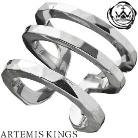 Artemis Kings トリプルカフリング メンズサイズ 15号～23号 フリーサイズ Elenore エレノア コラボ Artemis Kings アルテミスキングス シルバーアクセサリー ブランド 性別を問わずあらゆる人を魅了しつつ更に進化を続ける… モード メンズ リング レディース 男性用 女性用