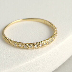 K18 �_�C�������h �G�^�j�e�B�����O �w�� �S�[���h �L���L�� �e�N�X�`���[ �G�^�j�e�B �����O 18�� 18k ���f�B�[�X�A�N�Z�T���[ Women's Jewelry Ladies ���蕨 �S�[���h�����O YG �C�G���[�S�[���h �a