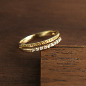 K18 A _Ch n[tG^jeB S[hO 18 18k YG S[h O w ~ł fB[XANZT[ Women's Jewelry Ladies 蕨 S[hO YG CG[S[h a