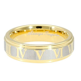 ゴールドカラー ローマ数字 タングステンリング 17号 リング 指輪 サージカル タングステン 金色 数字 時計 アクセ ジュエリー 自分用 贈り物 タングステンアクセサリー 普段使い シンプル アクセサリー メンズ 男性 シルバーリング 銀指輪 メンズリング レディースリング