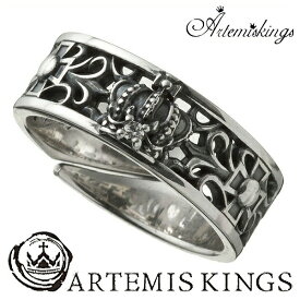 Artemis Kings クラウン クロス リング フリーサイズ アルテミスキングス 十字架 メンズ レディース 男性用 Artemis Kings アルテミスキングス シルバーアクセサリー ブランド 性別を問わずあらゆる人を魅了しつつ更に進化を続ける… 女性用 銀指輪 メンズリング 男性用指輪