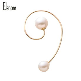 Elenore Jewelry 10金2パールスクリューピンピアス エレノアジュエリー モード K10 片耳用 フープピアス Elenore エレノアジュエリー ゴールドジュエリー ブランド エレノアとは 光 の意味 人を輝かせる光をデザインする がデザインコンセプト ピアス レディース 女性用