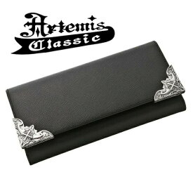 アルテミスクラシック 本革 サフィアーノ コーナー ウォレット Artemis Classic 長財布 メンズ 財布 メンズウォレット 本革製財布 アルテミスクラッシック Artemis Classic ブラック系キレイ目ファッションの必須ブランド アルテミスクラシック ロングウォレット