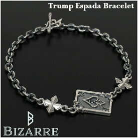 BIZARRE トランプエスパーダ シルバーブレスレット ビザール メンズ レディース ブレス メンズブレスレット シルバーブレス シルバーアクセ メンズ レディース メンズアクセ 原宿発・独創的な世界観で魅了するシルバーブランド ブランド 原宿系 きれいめ ビジュアル系 ハード