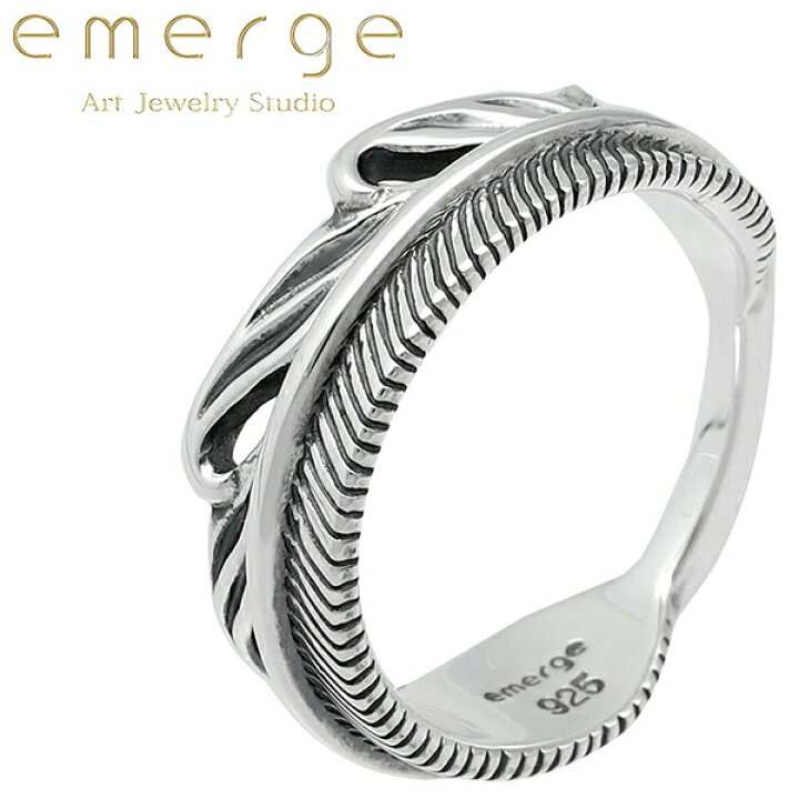 楽天市場】emerge エマージュ フェザー リング 10〜24号 指輪 羽根 