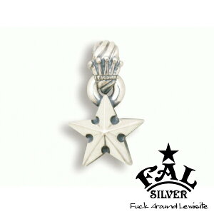 F.A.L ゴシックスターペンダント ペンダントトップ(チェーンなし) 星 スター 北極星 王冠 クラウン 星 スター 北極星 王冠 クラウン エフエーエル Fuck Around Lewisite ファックアラウンドルイサイ