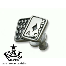 F.A.L インディビジュアルツーカードダイヤピアス ピアス トランプ ダイヤ スタッドピアス エフエイエル トランプ ダイヤ スタッドピアス エフエーエル Fuck Around Lewisite ファックアラウンドルイサイト ゴシックホラーの作風を追求する国内ブランド F.A.L