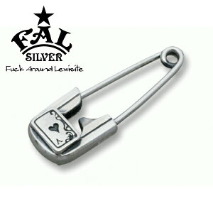 F.A.L IVCハートアーミングピンピアス ピアス トランプ ハート スタッドピアス 安全ピン エフエイエル トランプ ハート スタッドピアス 安全ピン エフエーエル Fuck Around Lewisite ファックアラウ