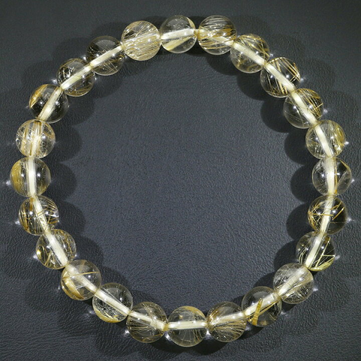 楽天市場】ゴールドルチルクォーツ ブレスレット 8mm 16.5~18.5cm S~LL 