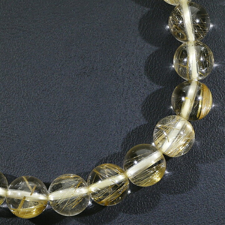 楽天市場】ゴールドルチルクォーツ ブレスレット 8mm 16.5~18.5cm S~LL 