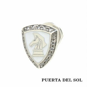PUERTA DEL SOL Knight Emblem �X�g�[�� �i�C�g�G���u���� �s�A�X �z���C�g �V���o�[950 �� SV950 �M�t�g �A�N�Z�T���[ �v���[���g ���j�Z�b�N�X �C�������O �s�A�X �� �u�����h ������� �M�t�g �u���^