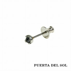 PUERTA DEL SOL One Grain 強い意志 永遠の絆 一粒 ピアス ブラックダイヤモンド ブラックダイヤモンド アクセサリー 銀 シルバー950 人気 アクセサリー イヤリング ブランド イヤリング ギフト 銀 SV950 人気 ピアス