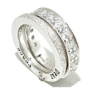 BULLET PEACE �L���[�r�b�N�W���R�j�A DEAR ROSE WHITE �V���o�[�����O 9�`23�� �w�� �����O Ring�����Y ���f�B�[�X �j�������w�� �u�����h �v���[���g �l�C �ގ� ���킢�� �������