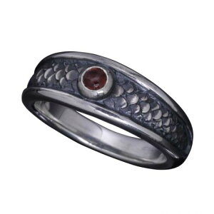 龍頭 龍鱗 リング 14〜25号 指輪 竜 ドラゴン 天然石 メンズ シルバー 人気 男性 虎 指輪/リング:和柄をモチーフとしたオリジナルハンドメイドのシルバーリング。 メンズリング 伝統技法 シ