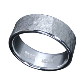 龍頭 岩石丸鎚目 リング 幅8mm 4～27号 指輪 メンズ シルバー シルバーリング メンズリング 人気 指輪/リング：金鎚で一点一点叩いて模様を入れる、世界に一つのフルハンドメイドシルバーリング。ペアリングや結婚指輪としてもご利用頂けます。 男性