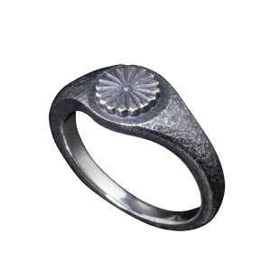 龍頭 菊 印台 リング 6〜25号 指輪 花 メンズ シルバー シルバーリング ギフト 彼氏 おしゃれ シルバー950 指輪/リング:日本を象徴としたモチーフは私達日本人に力を与える何かを持っていま