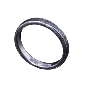 龍頭 いぶし 岩石丸鎚目 リング 幅3mm 4～27号 指輪 メンズ シルバー シルバーリング 指輪/リング：金鎚で一点一点叩いて模様を入れる、世界に一つのフルハンドメイドシルバーリング。ペアリングや結婚指輪としてもご利用頂けます。 人気 シルバー950