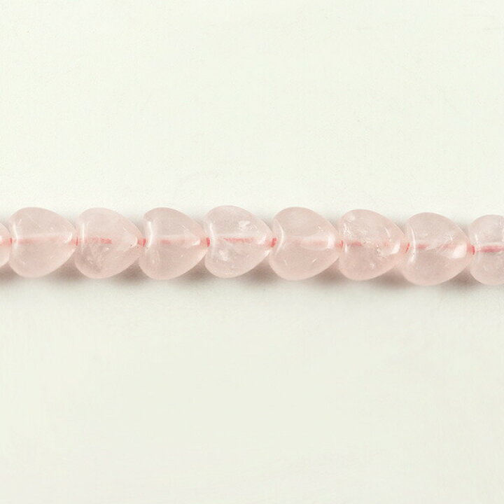 楽天市場】ローズクォーツ 8.5×8mm 天然石 ビーズ ハート 10玉 セット 