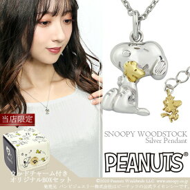 限定 BOXセット スヌーピー ウッドストック ビーグルハグ ネックレス シルバー925 公式 PEANUTS SNOOPY シルバーアクセサリー シルバーペンダント シルバーネックレス シルバー925 レディースアクセサリー レディースネックレス ネックレス ペンダント